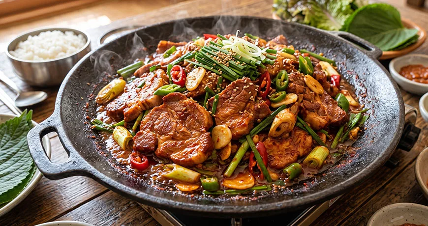 Spicy Stir-fried Pork | 돼지고기주물럭