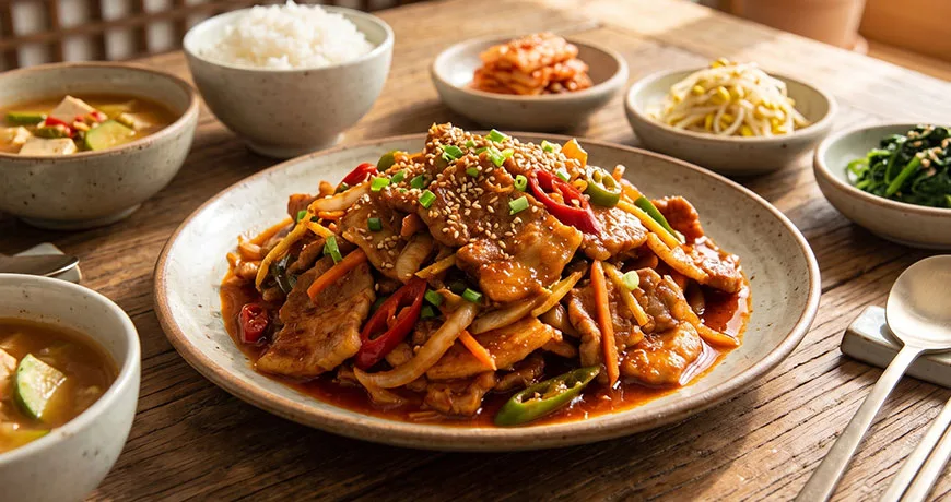 Stir-fried Pork | 돼지고기볶음