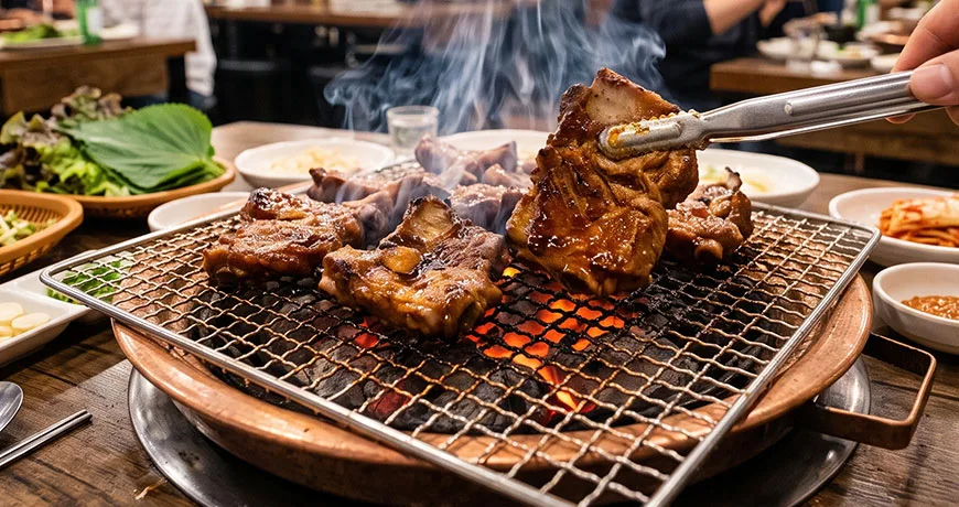 Marinated Grilled Pork Ribs | 돼지양념갈비