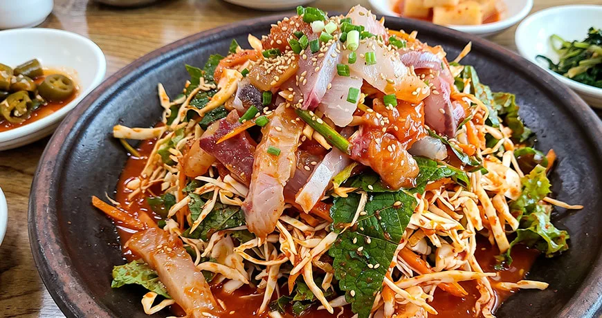 Spicy Raw Fish Salad | 회무침