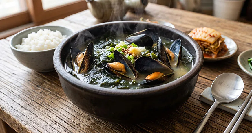 Mussel and Seaweed Soup | 홍합미역국