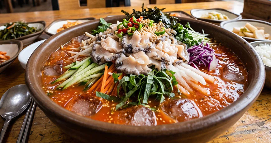 Cold Abalone Soup | 전복물회