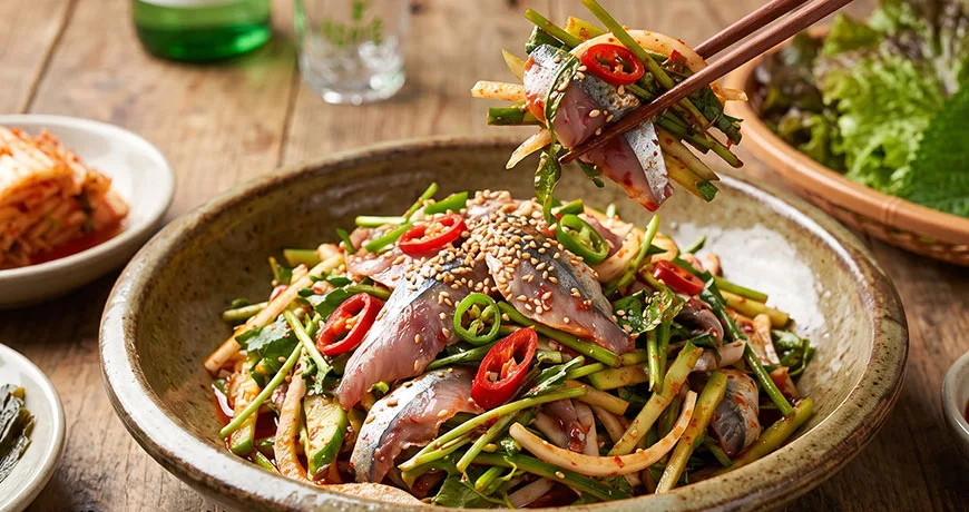 Gizzard Shad Salad | 전어무침