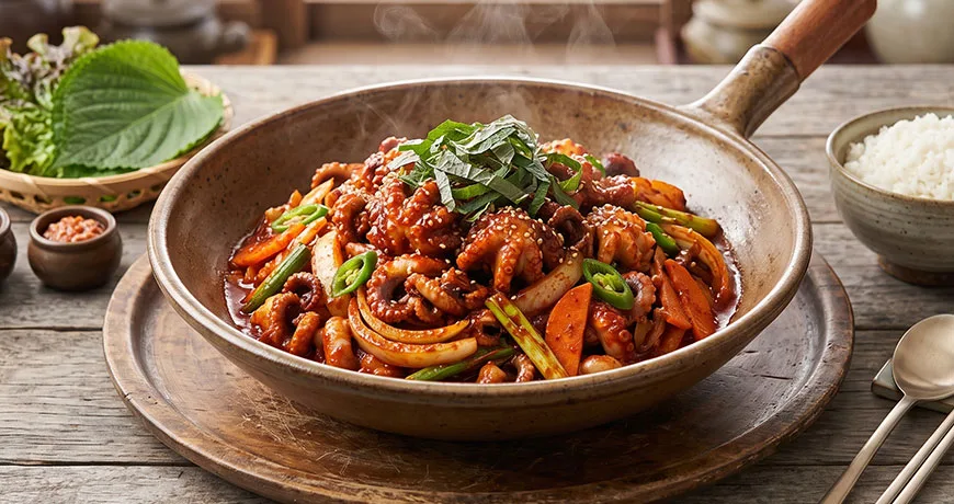 Stir-fried Webfoot Octopus | 주꾸미볶음