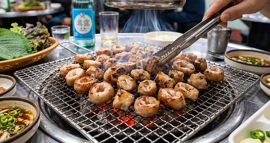 Grilled Beef Reed Tripe | 막창구이