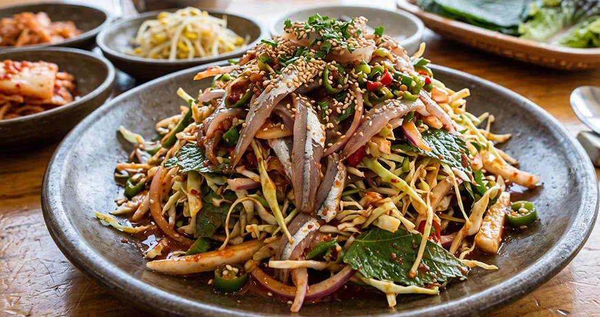 Sliced Raw Anchovy | 멸치회