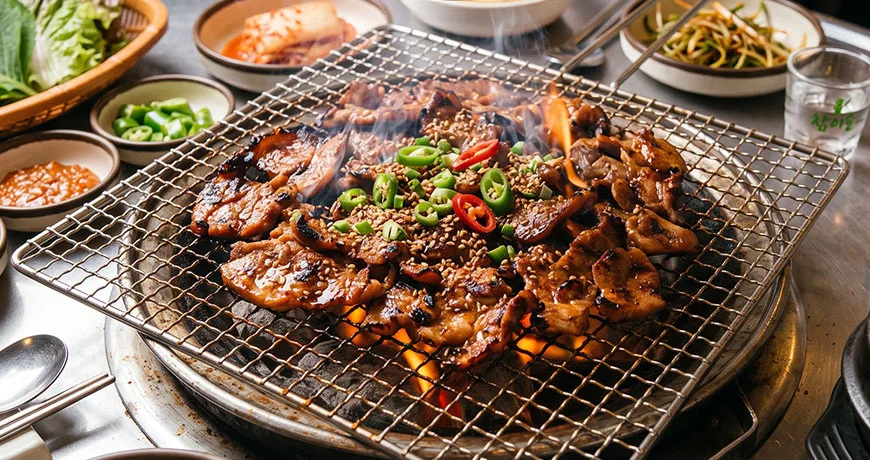 Grilled Pork Bulgogi | 석쇠돼지불고기