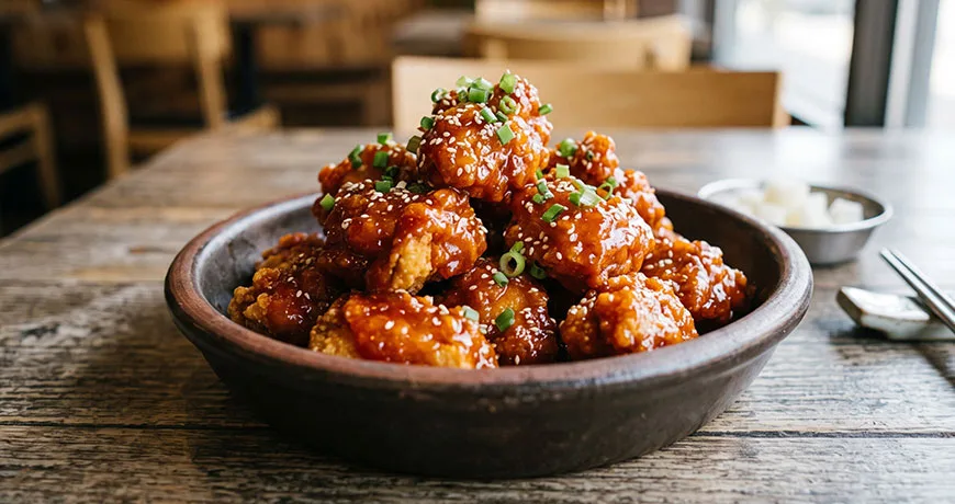 Seasoned Fried Chicken | 양념치킨