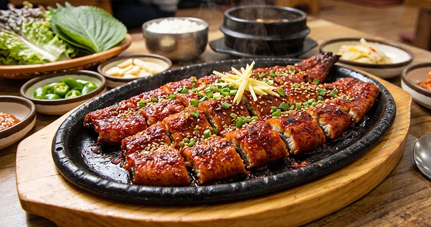 Grilled Seasoned Eel | 양념장어구이