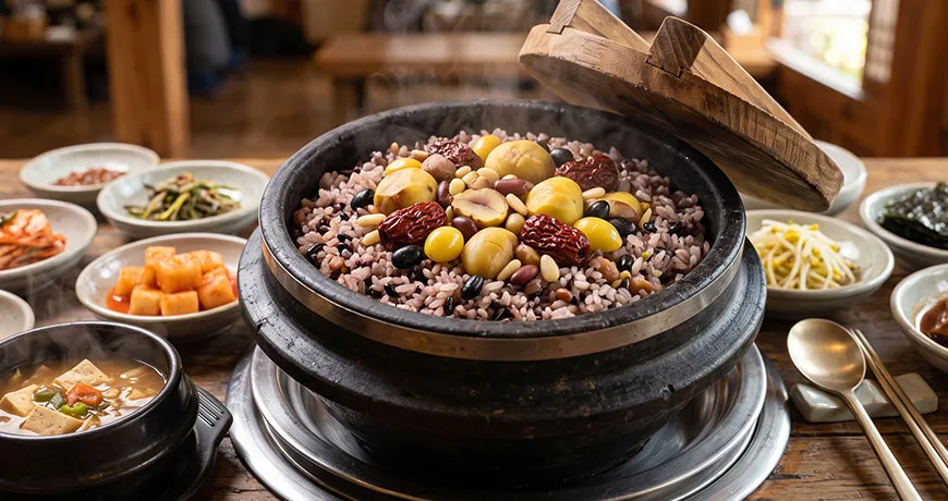 Nutritious Hot Stone Pot Rice | 영양돌솥밥
