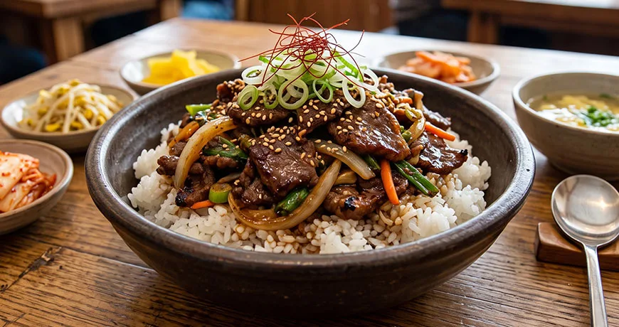 Bulgogi with Rice | 불고기덮밥