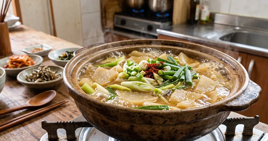 Radish Soybean Paste Soup | 무된장국
